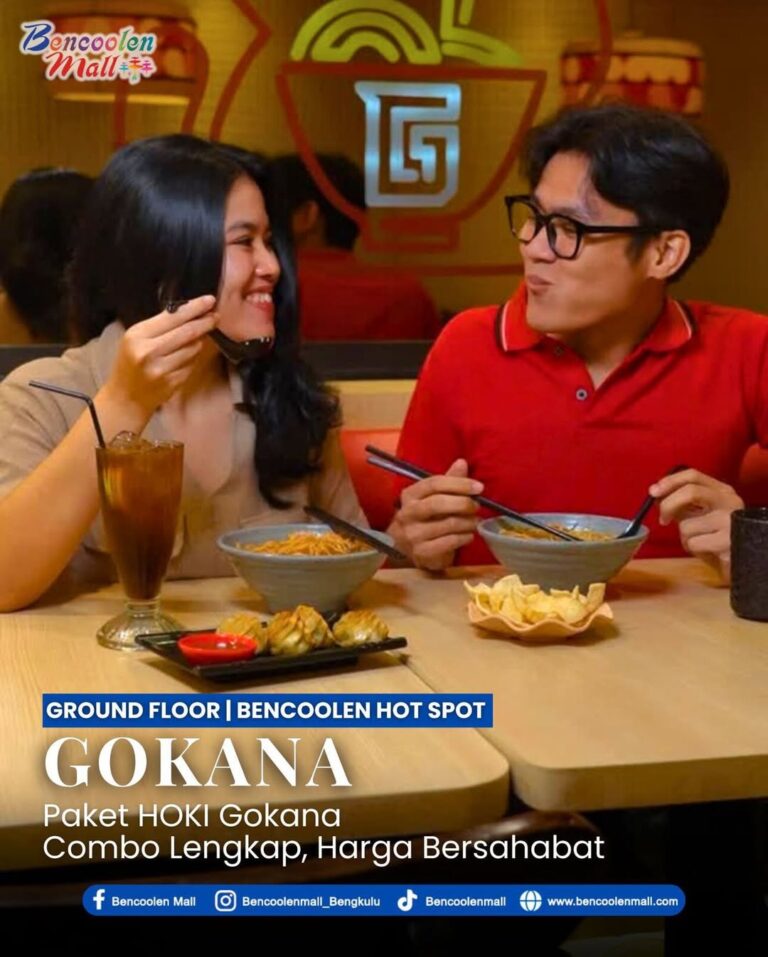 Nikmtai Paket HOKI Gokana Lengkap, halal, dan lezat di Bengkulu!