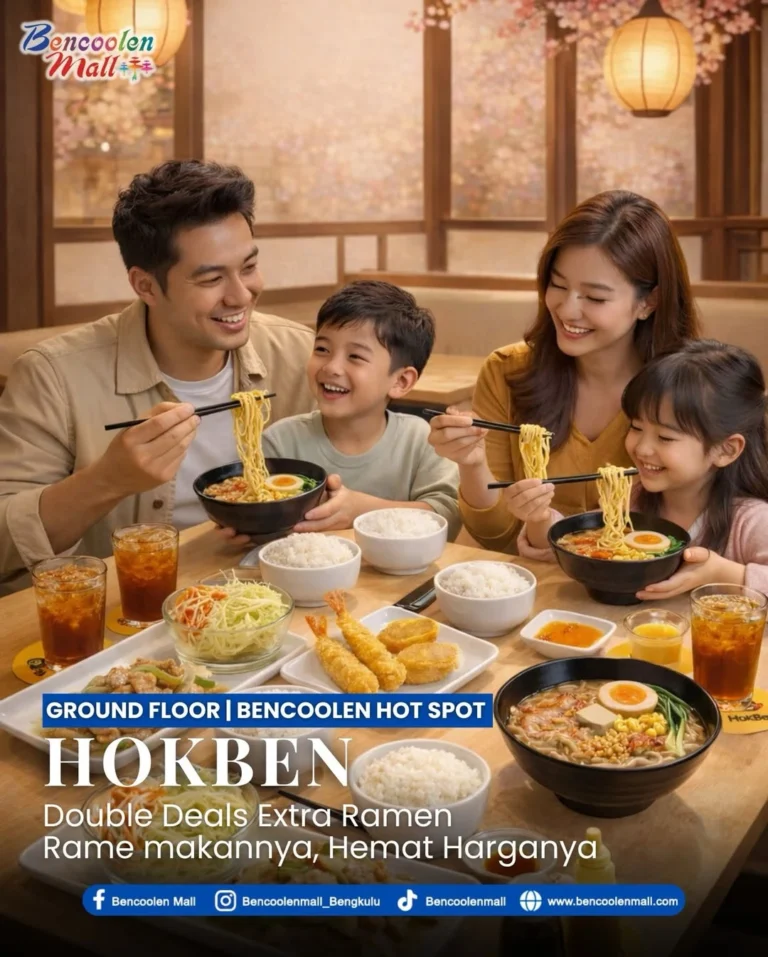Promo Double Deals Extra Ramen Hemat di Hokben terdekat!