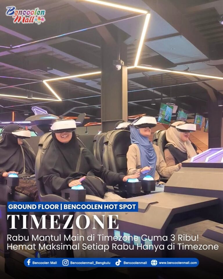 Rabu Mantul: Main Game Rp3.000 di Timezone Bencoolen Mall!