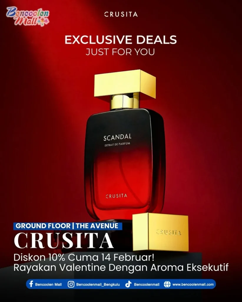 Parfum Pria Tahan Lama Diskon 10% Promo Valentine CRUSITA!