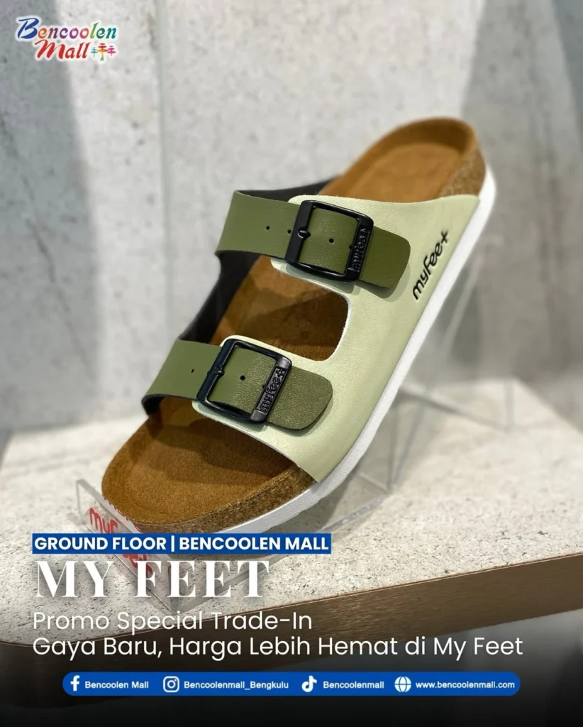 Dapatkan promo spesial Sandal Wanita Terbaru di My Feet!