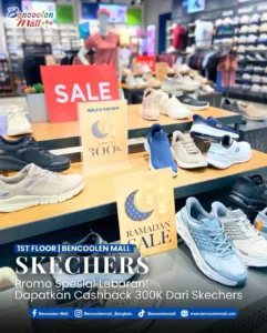 Promo Sepatu Skechers Spesial Lebaran Cashback 300K!