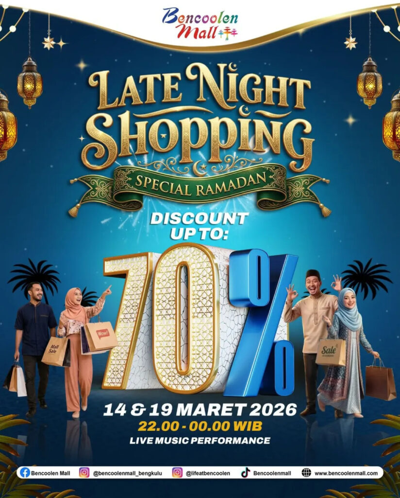 Late Night Shopping Diskon Hingga 70% di Bencoolen Mall!