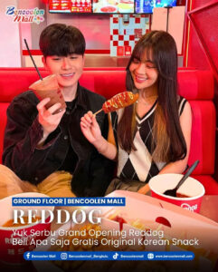 Jajanan Korea Reddog Bencoolen Mall Bagi Korean Snack gratis!