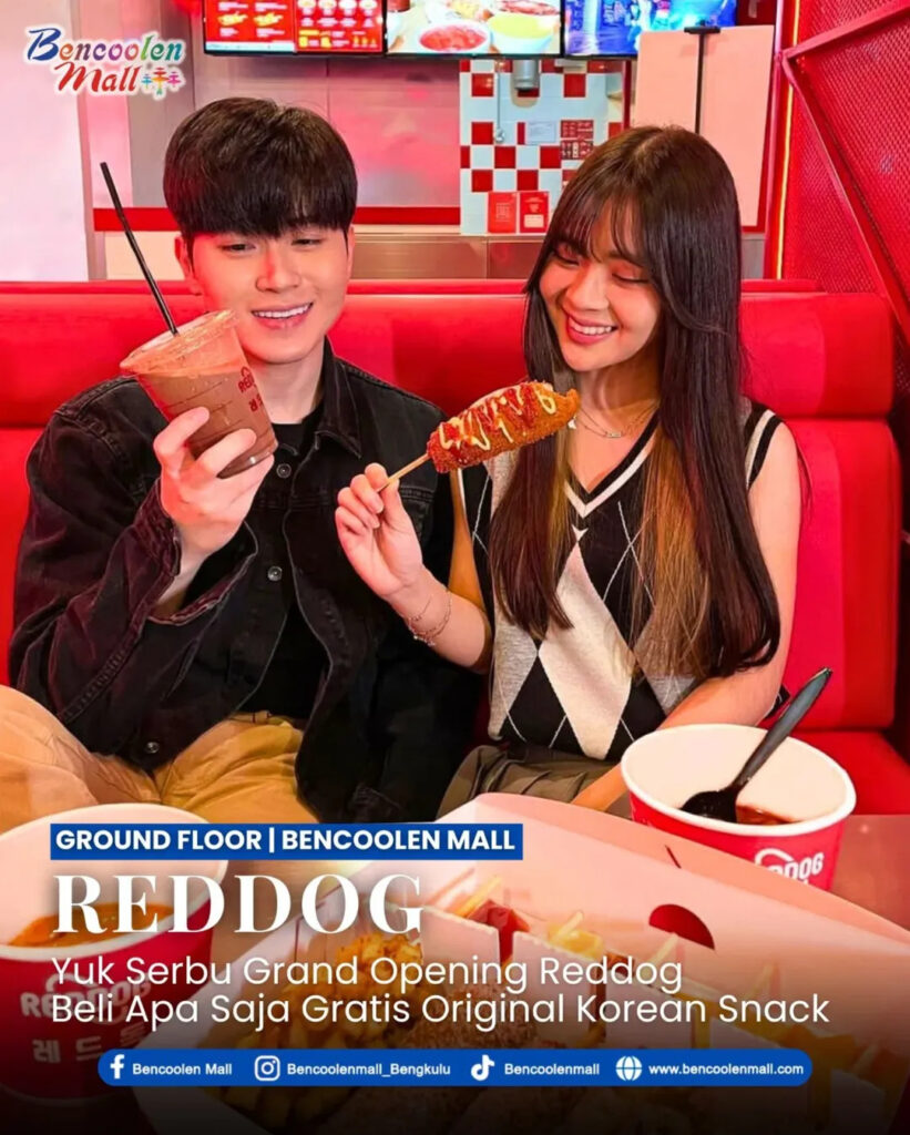Jajanan Korea dengan Promo Gratis Snack di Reddog Bengkulu!