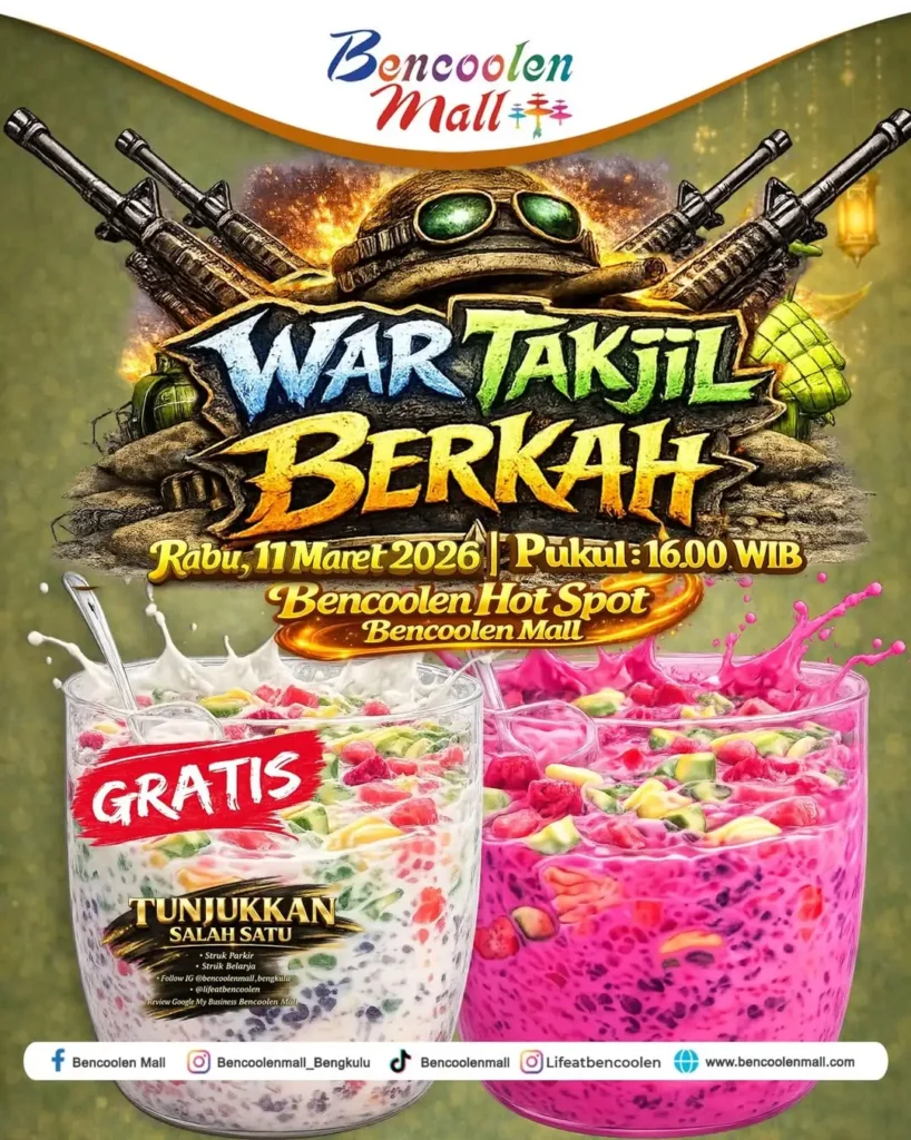 Event War takjil Berkah 11 Maret 2026 di Bencoolen Mall!