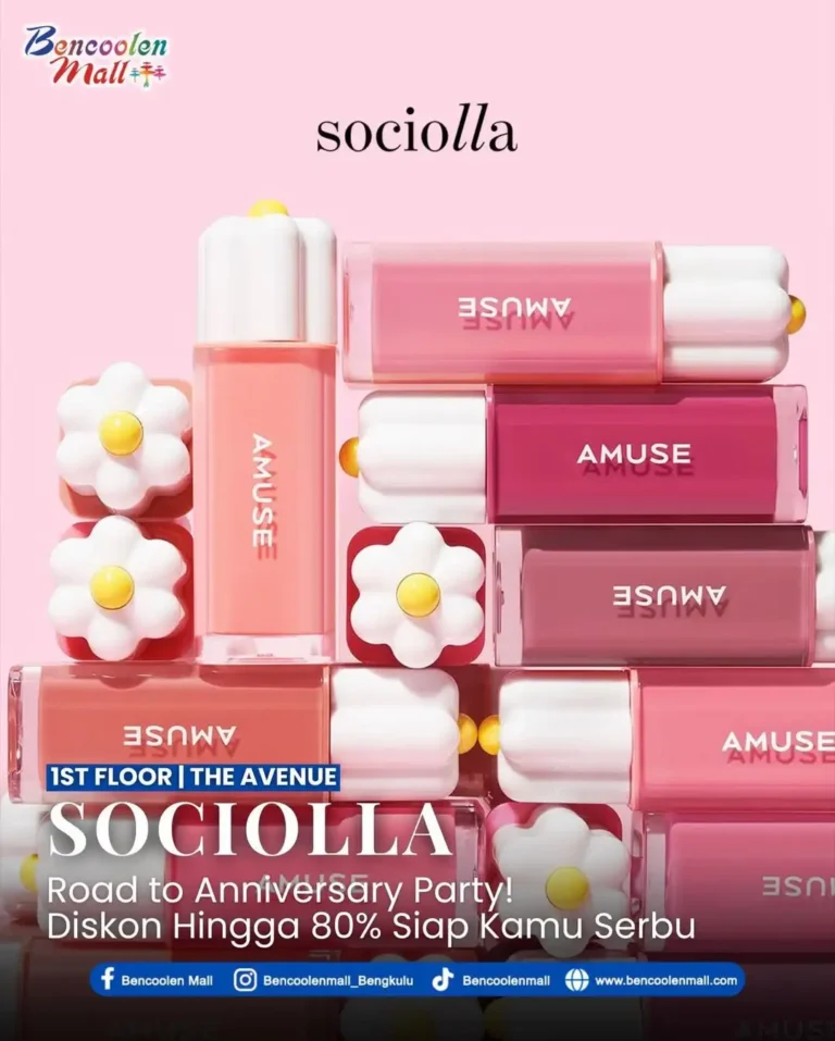 Promo Sociolla Diskon 80% di Bencoolen Mall. Promo terbatas!
