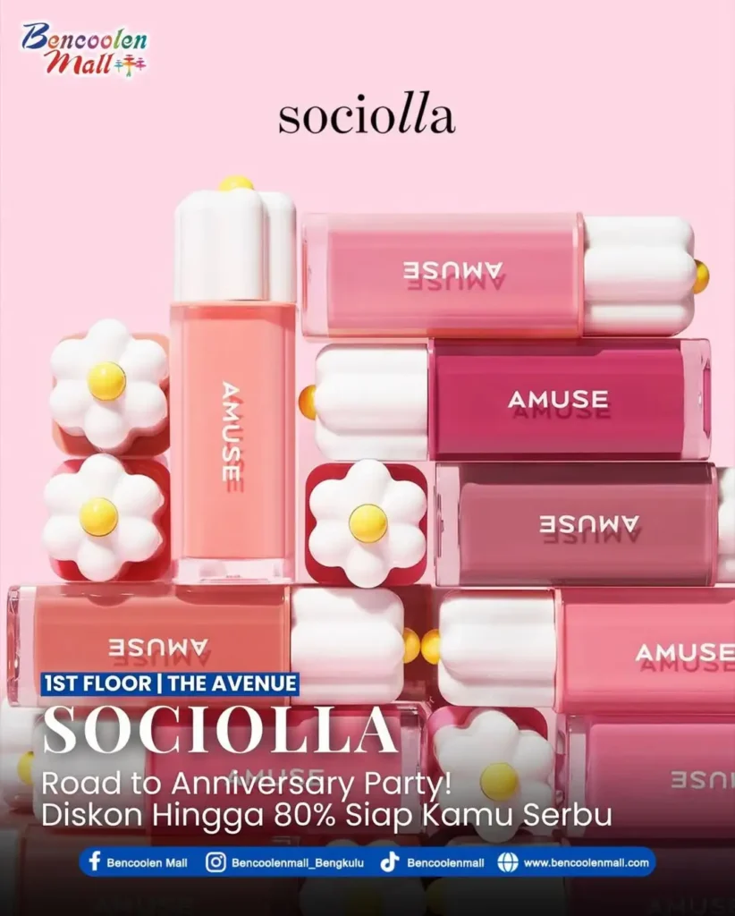 Promo Sociolla Diskon 80% di Bencoolen Mall. Promo terbatas!