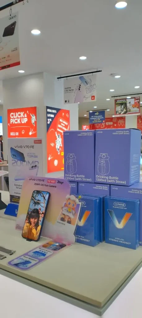 Promo Vivo V70 FE Murah di Erafone, Dapatkan tumbler gratis!