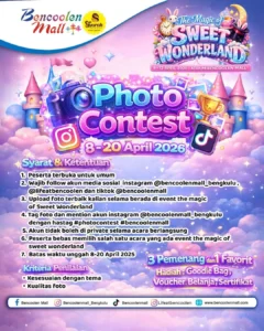 Photo Contest Bengkulu 2026 di Bencoolen Mall : 8-20 April 2026!