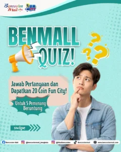 Ikuti Quiz Seru Berhadiah dan Dapatkan 20 Coin Fun City!