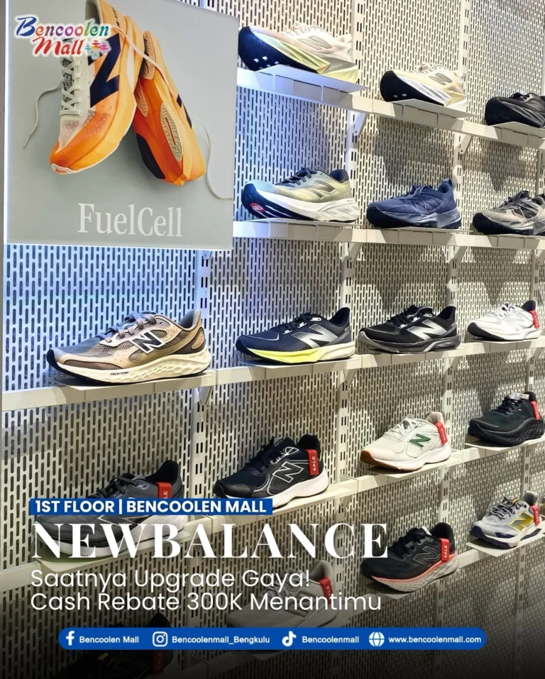 Sepatu New Balance Original Cashback 300K di Bencoolen Mall!