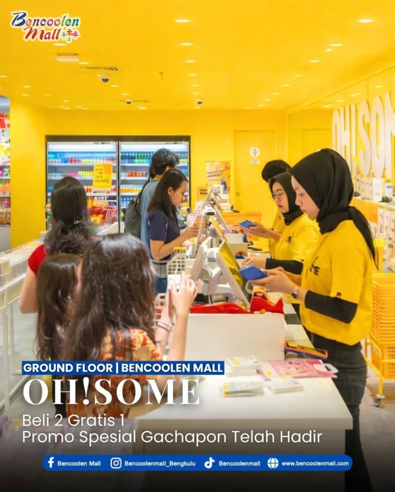 Promo Gachapon Beli 2 Gratis 1 di Oh!Some Bencoolen Mall!