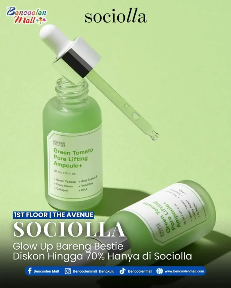 Promo Skincare Murah Sociolla Diskon 70% di Bencoolen Mall!