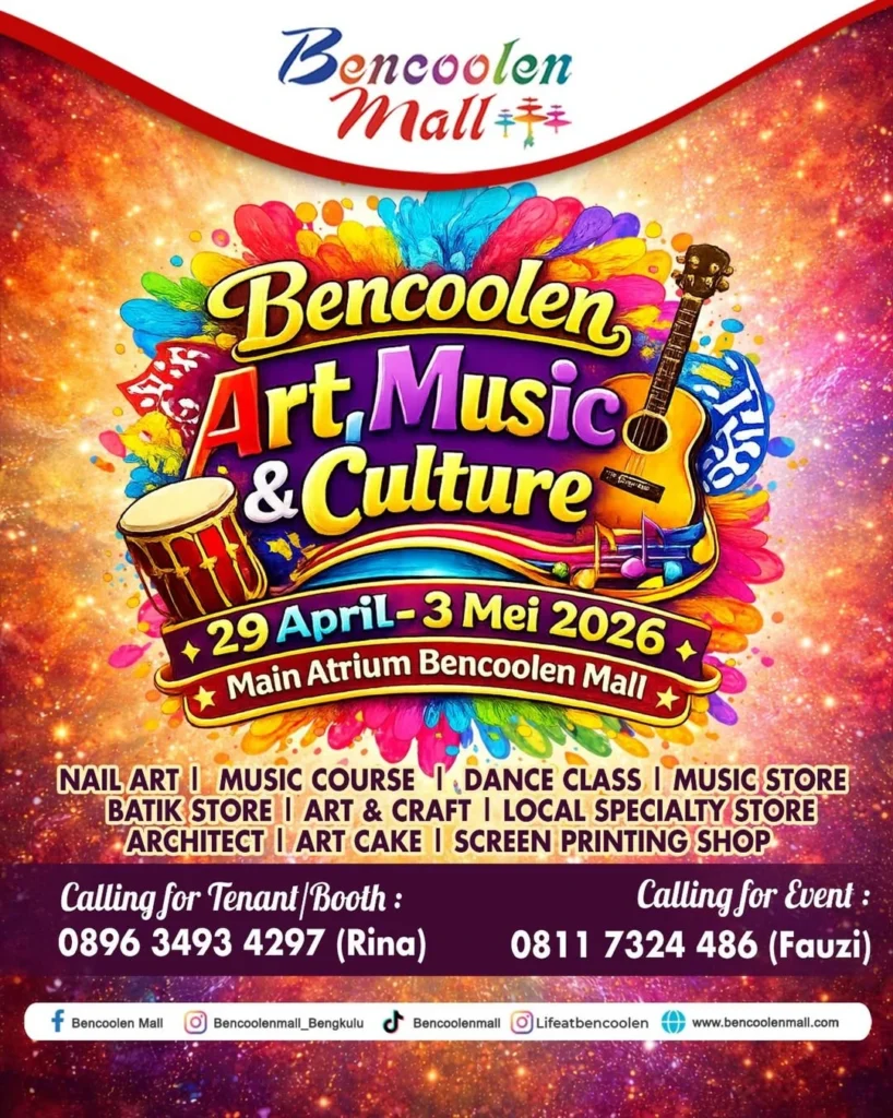 Event Bengkulu 2026: Bencoolen Art, Music & Culture!
