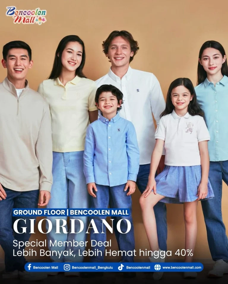 Promo Giordano Bencoolen Mall : Diskon Member Hingga 40%
