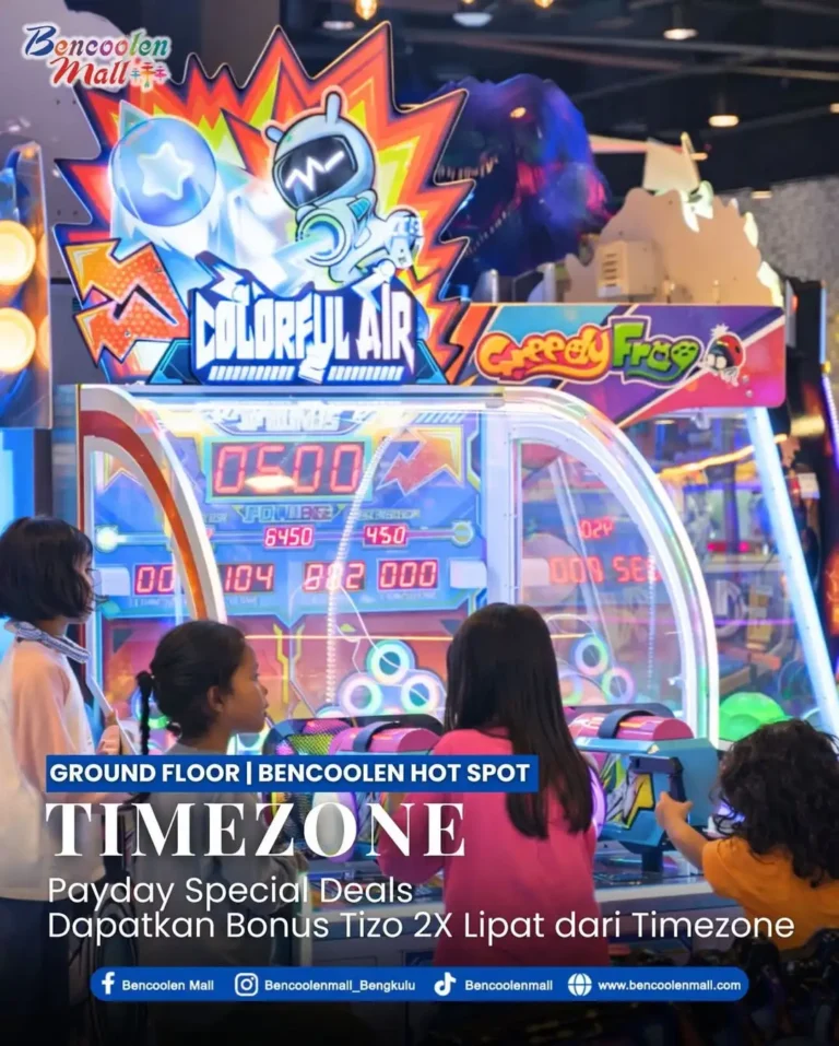 Timezone Bengkulu Promo Payday Bonus Tizo 2X, Seru Banget!