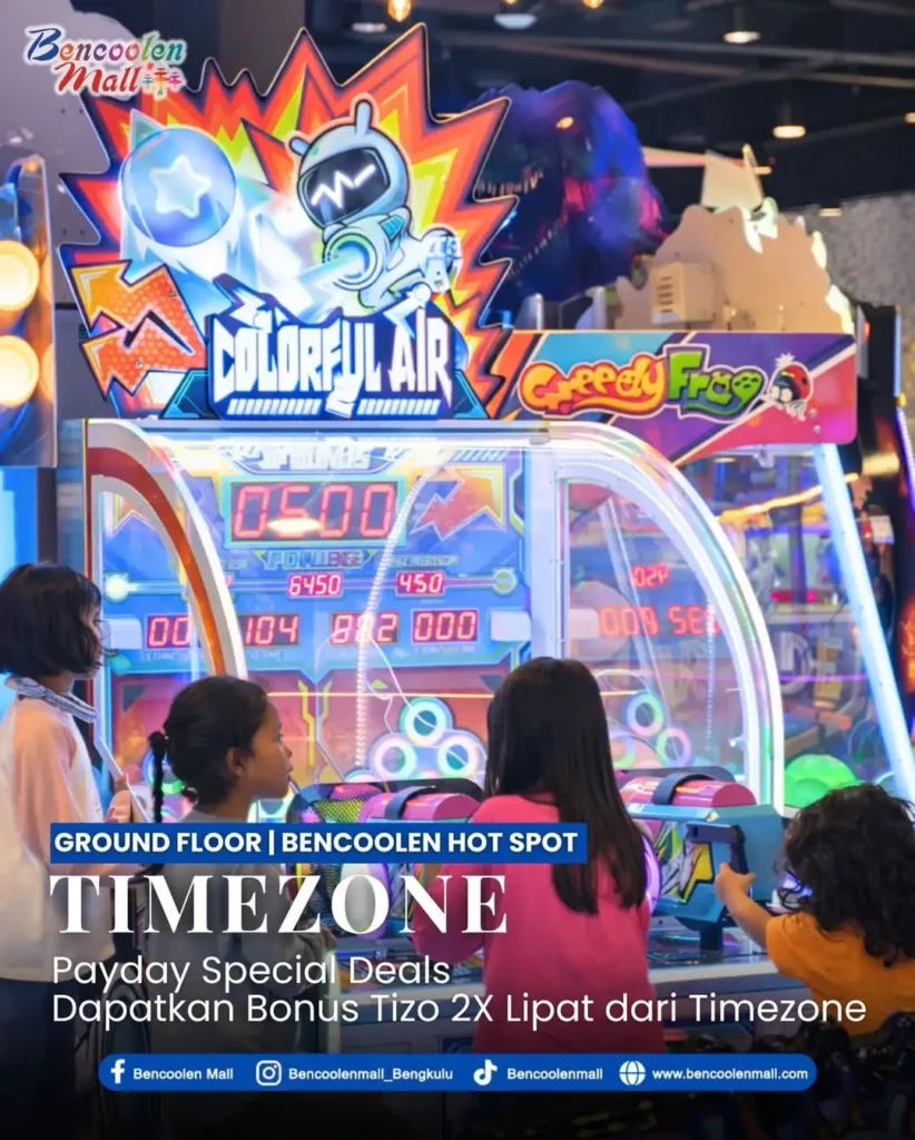 Timezone Bengkulu Promo Payday Bonus Tizo 2X, Seru Banget!