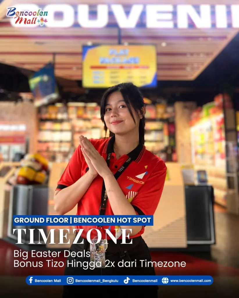 Timezone Bencoolen Mall Promo Easter 2026! Promo terbatas!
