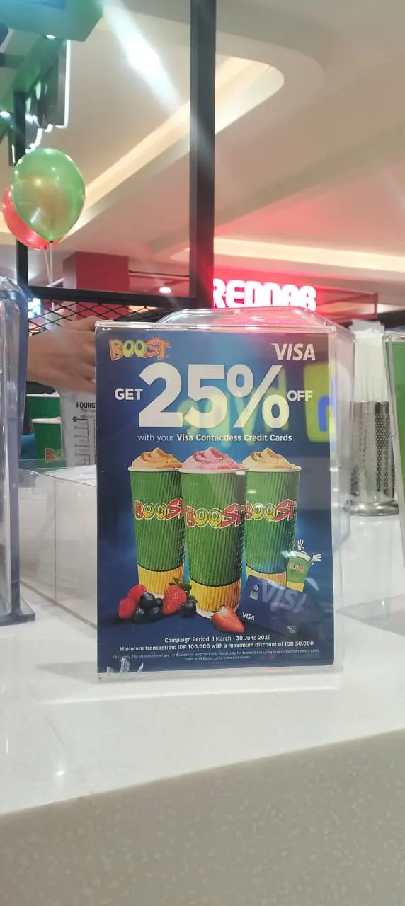 Promo Boost Juice Diskon 25% : Minuman Sehat Lebih Hemat!