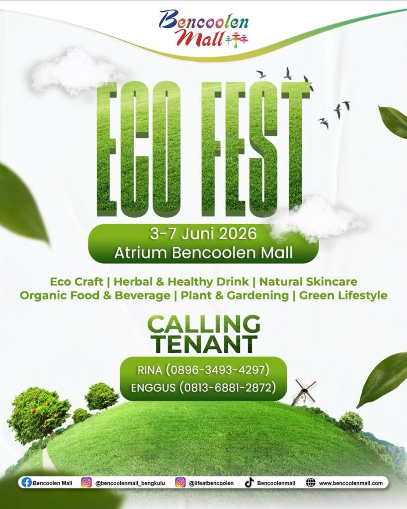 Eco Fest Bencoolen Mall 2026: Festival Gaya Hidup Sehat!