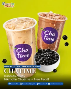 Promo Chatime Boba Gratis di Bencoolen Mall, Lebih Hemat!
