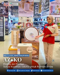 Air Purifier Terbaik di AZKO Bencoolen Mall Bengkulu!