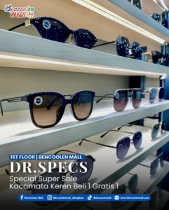Kacamata Keren Diskon Spesial Beli 1 Gratis 1 di DR. SPECS!