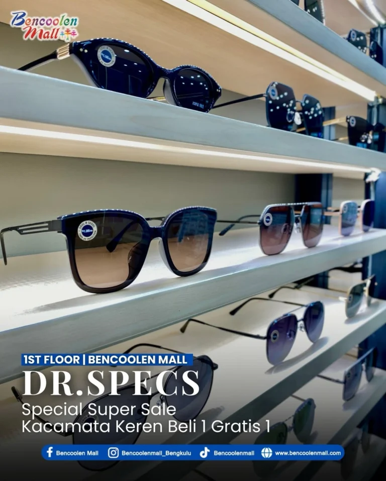 Kacamata Keren Diskon Spesial Beli 1 Gratis 1 di DR. SPECS!