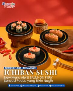 Sushi Pedas Bengkulu Paling Enak, Menu Baru Ichiban Sushi!