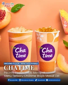 Chatime Bencoolen Mall : Menu Peach Viral Yang Wajib Dicoba!