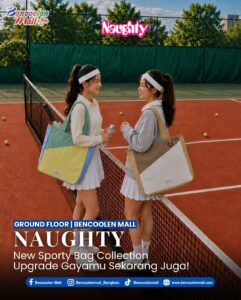 Tote Bag Wanita Sporty Stylish Terbaru Naughty di Bencoolen Mall!