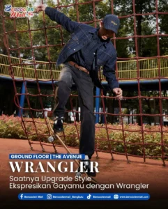 Fashion Pria Wrangler Terbaru di Bencoolen Mall Bengkulu!