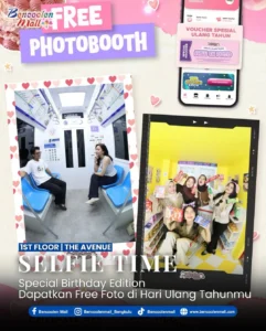 Photobooth Gratis Ulang Tahun di Bencoolen Mall Bengkulu!