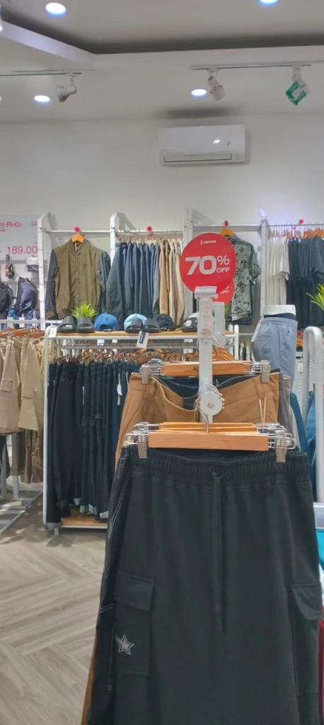 Fashion Pria Diskon 70% di 3Second Bencoolen Mall Bengkulu!