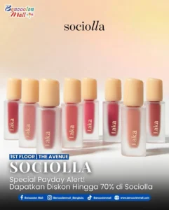 Promo Sociolla Bengkulu Diskon Hingga 70% di Bencoolen Mall!