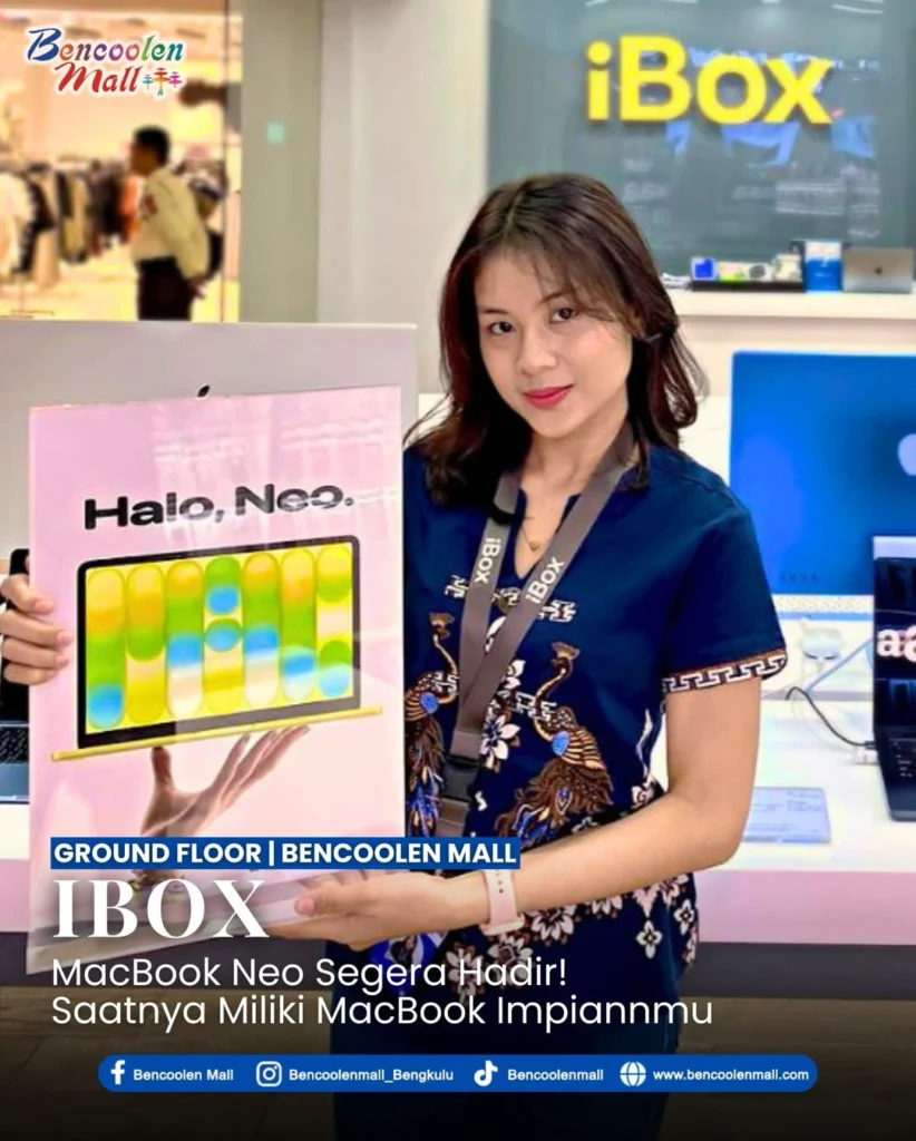 MacBook Neo Terbaru di iBox Bencoolen Mall, Dapatkan Segera!