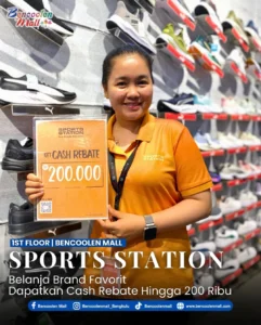 Promo Sepatu Olahraga & Cashback Hingga Rp200 Ribu!