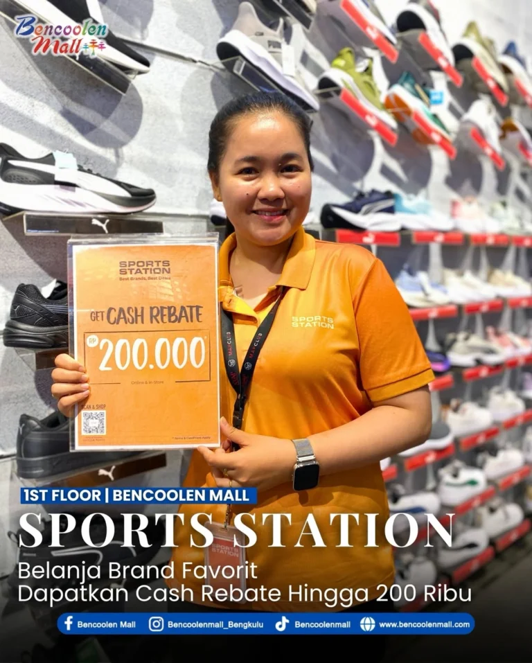 Promo Sepatu Olahraga & Cashback Hingga Rp200 Ribu!