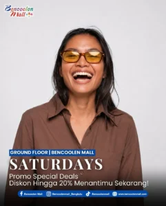 Kacamata Stylish Diskon 20% di SATURDAYS Bencoolen Mall!
