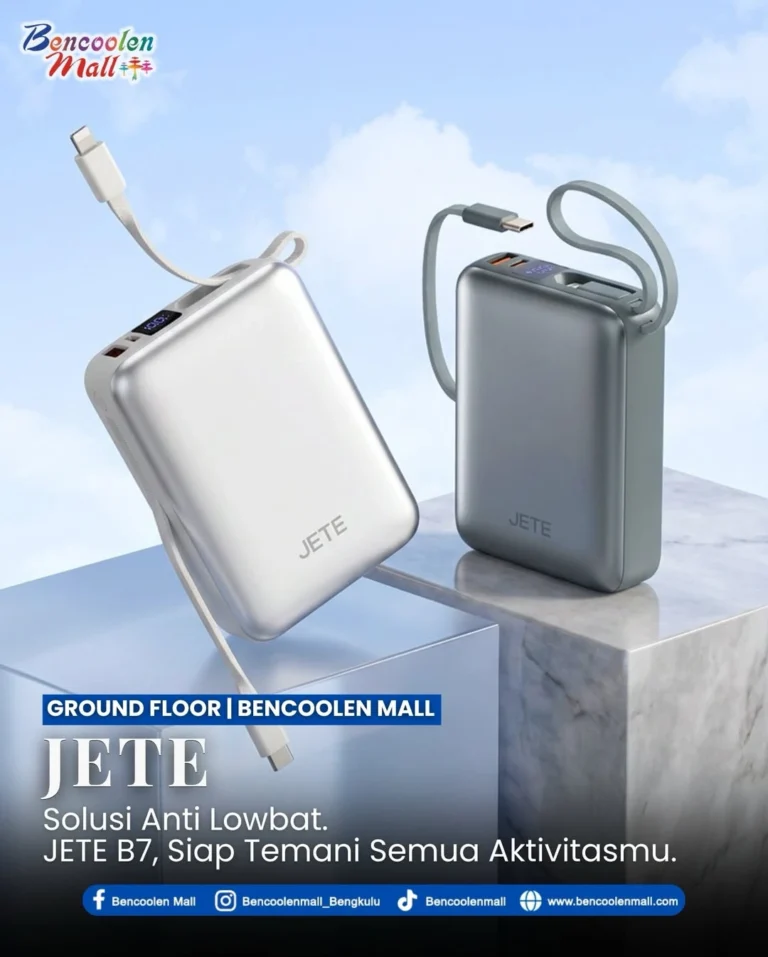 Powerbank JETE B7 Anti Lowbat : Dapatkan di JETE Terdekat!