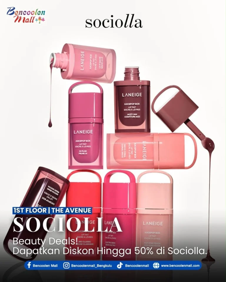 Toko Skincare Terdekat dengan Diskon 50% di Sociolla Bengkulu!