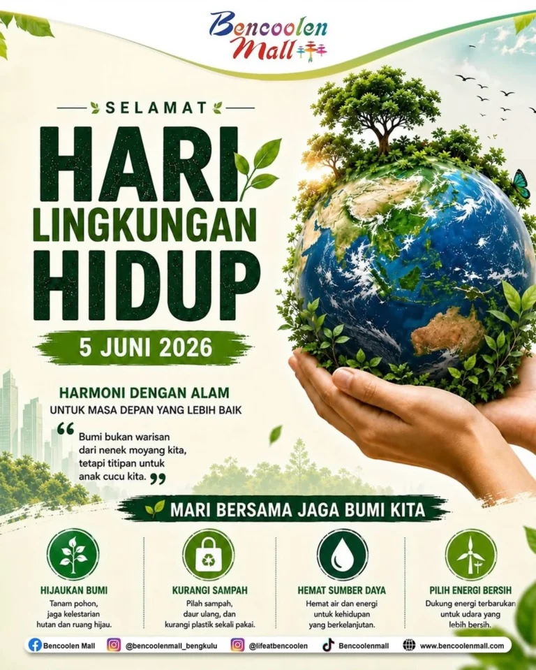 Hari Lingkungan Hidup Sedunia 2026 : Cara Menjaga Bumi!