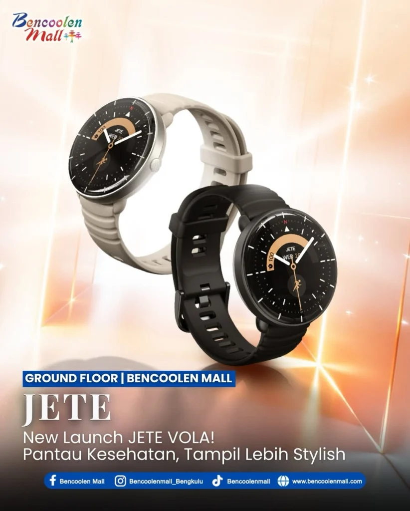 Smartwatch JETE VOLA Terbaru : Dapatkan di JETE terdekat!