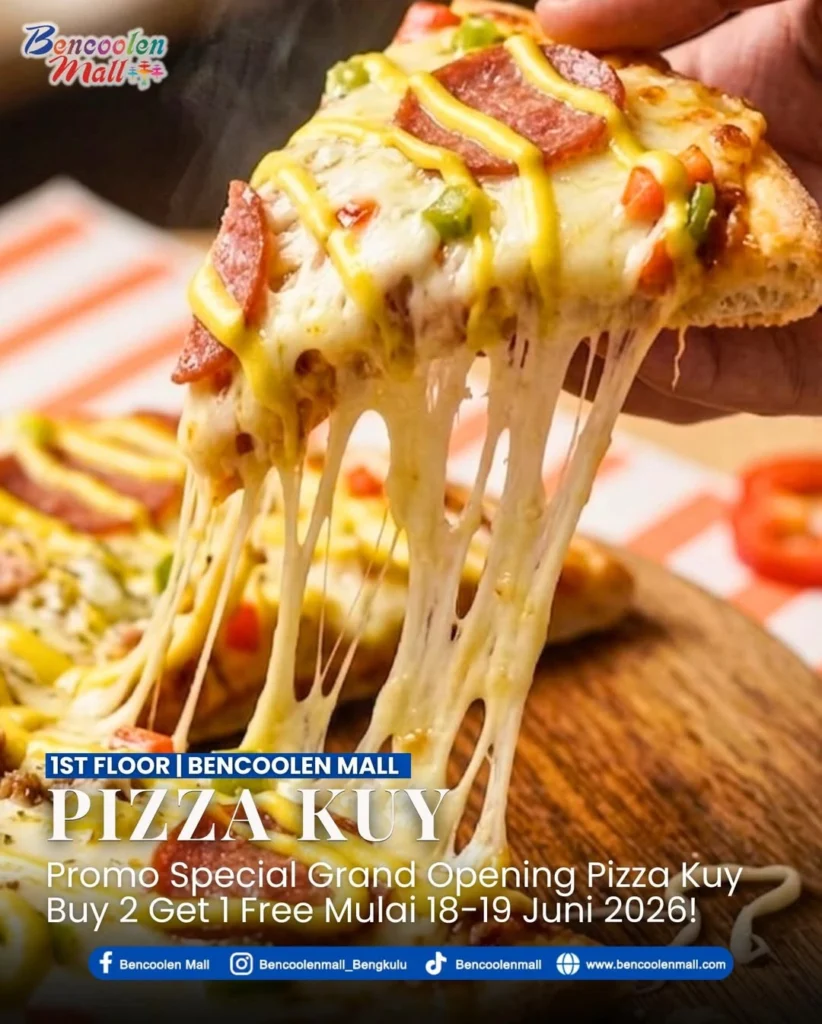 Pizza Bengkulu Promo Buy 2 Get 1 Free : GO Pizza Kuy Bengkulu!