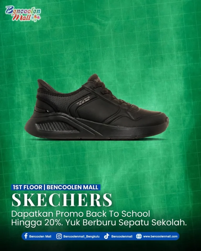 Promo Sepatu Sekolah Skechers Diskon Hingga 20% di Bengkulu!