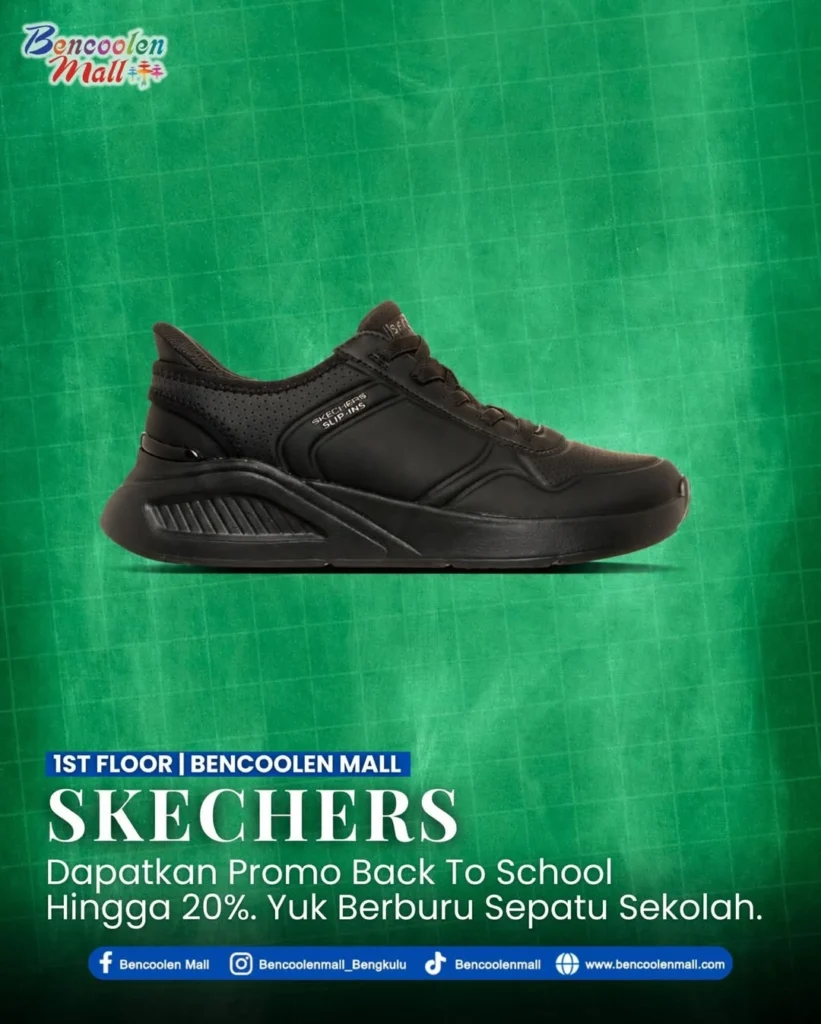 Promo Sepatu Sekolah Skechers Diskon Hingga 20% di Bengkulu!