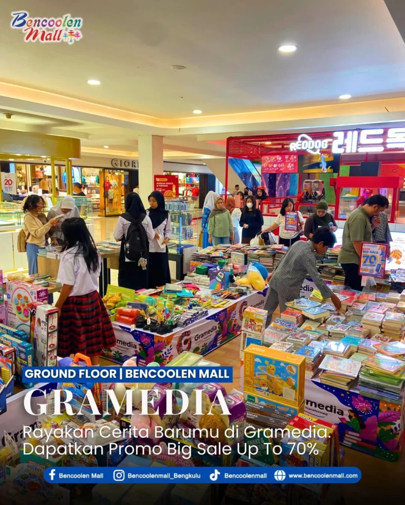 Promo Buku Gramedia Bengkulu Diskon Hingga 70%!