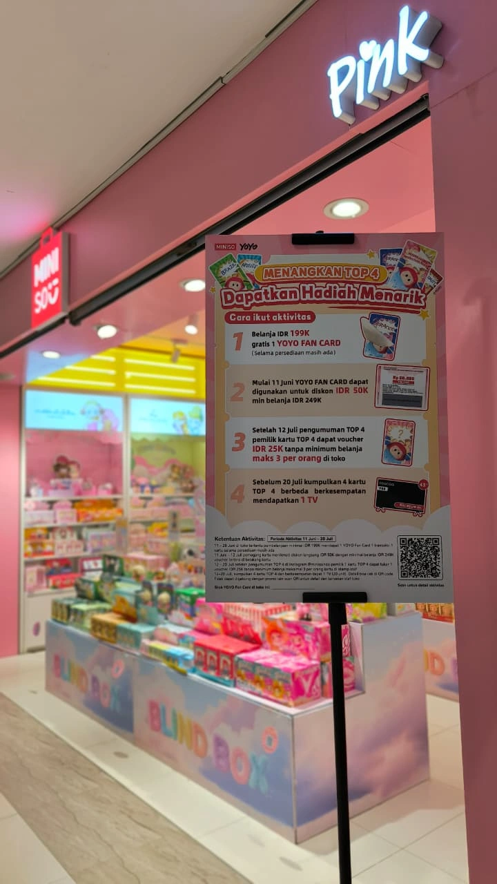 Miniso Terdekat Promo Yoyo Fan Card : Belanja Lebih Hemat!