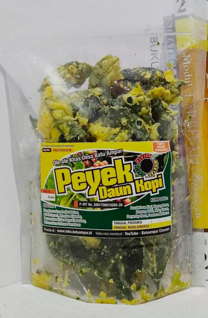 Peyek Daun Kopi Khas Kepahiang, Oleh-Oleh Unik Bengkulu!